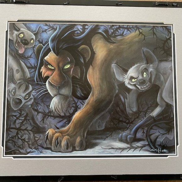 Scar & Crew - The Lion King - Deluxe Print by Darren Wilson